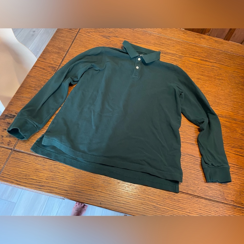 Lands' End Forest Green Polo Shirt